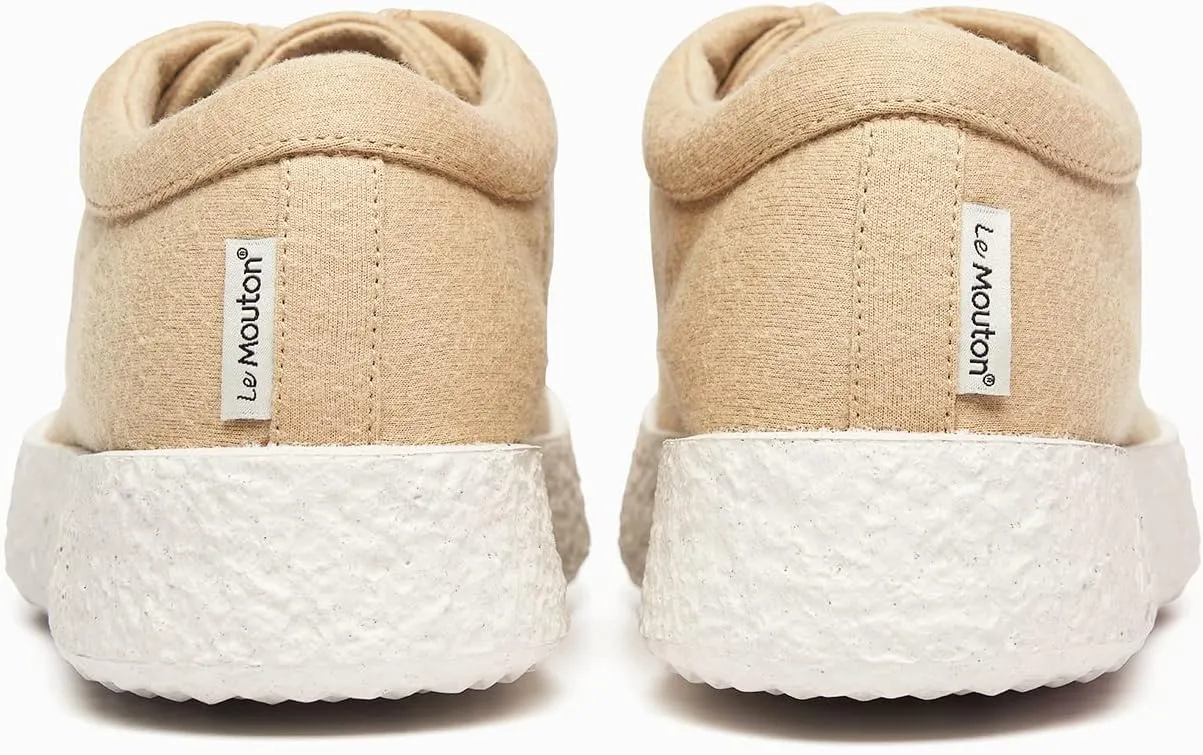 LeMouton Wallaby Merino Wool Shoe for Unisex, Comfortable Lightweight, Walking Daily Lace Up Sneakers