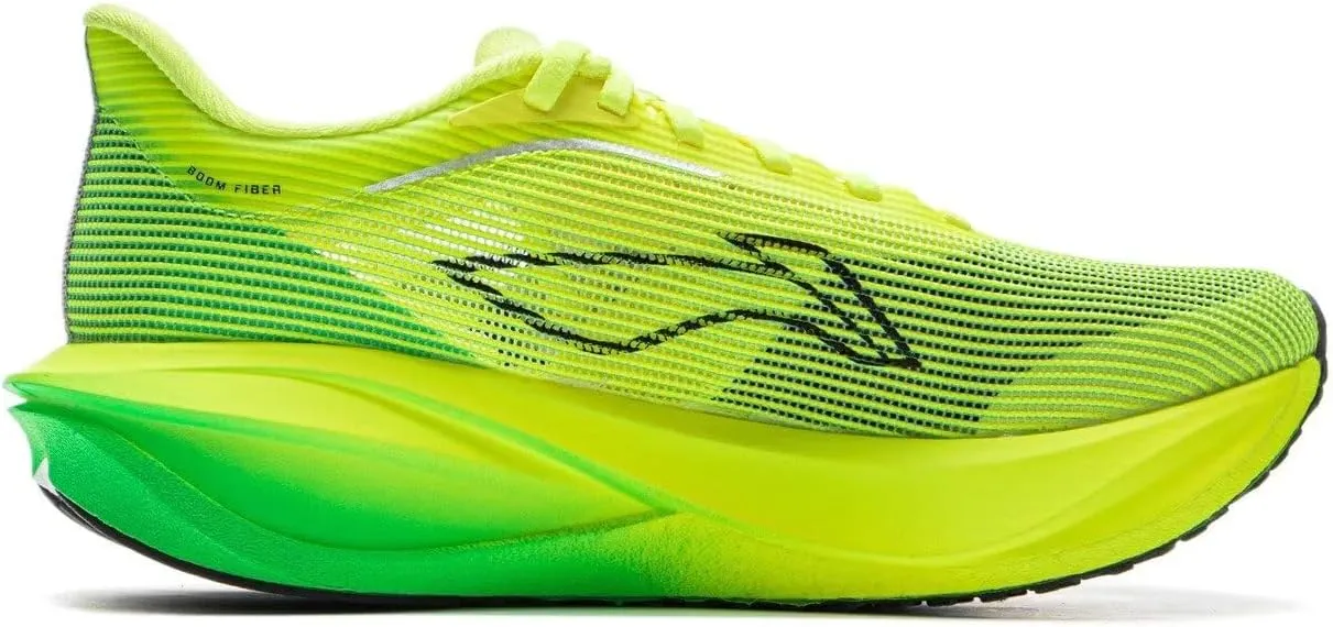 LI-NING FEIDIAN 5 Challenger Women's Running Shoes Boom Fiber Lightweight Breathable Non-Slip Racing Sneakers ARMV002