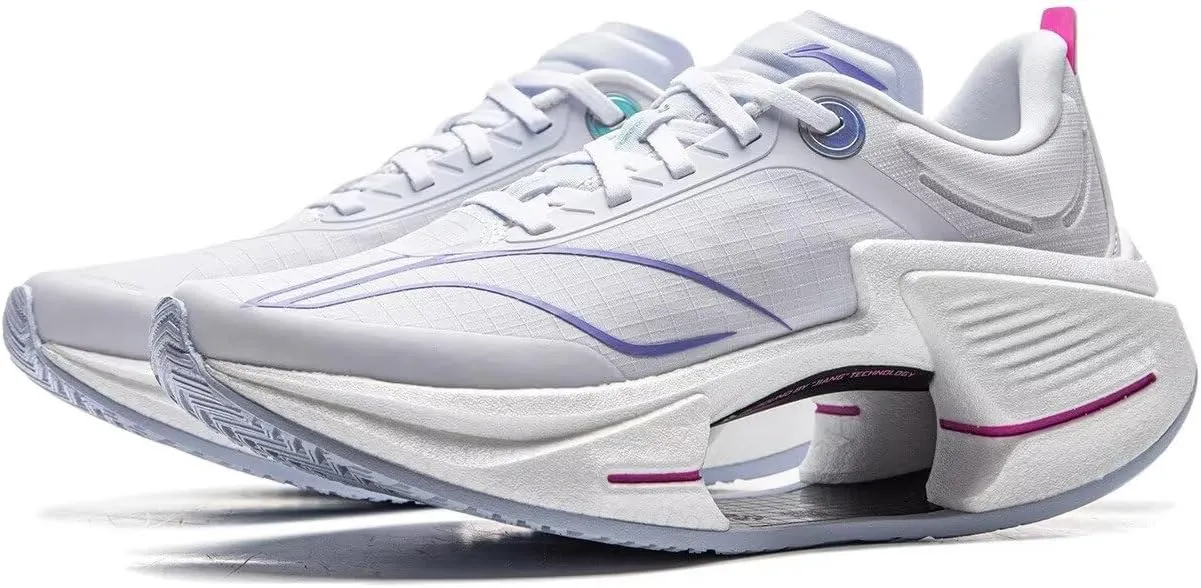 LI-NING Shadow 3 Essential Women Running Shoes Lightweight High Rebound Sport Racing Training Sneakers ARRV002
