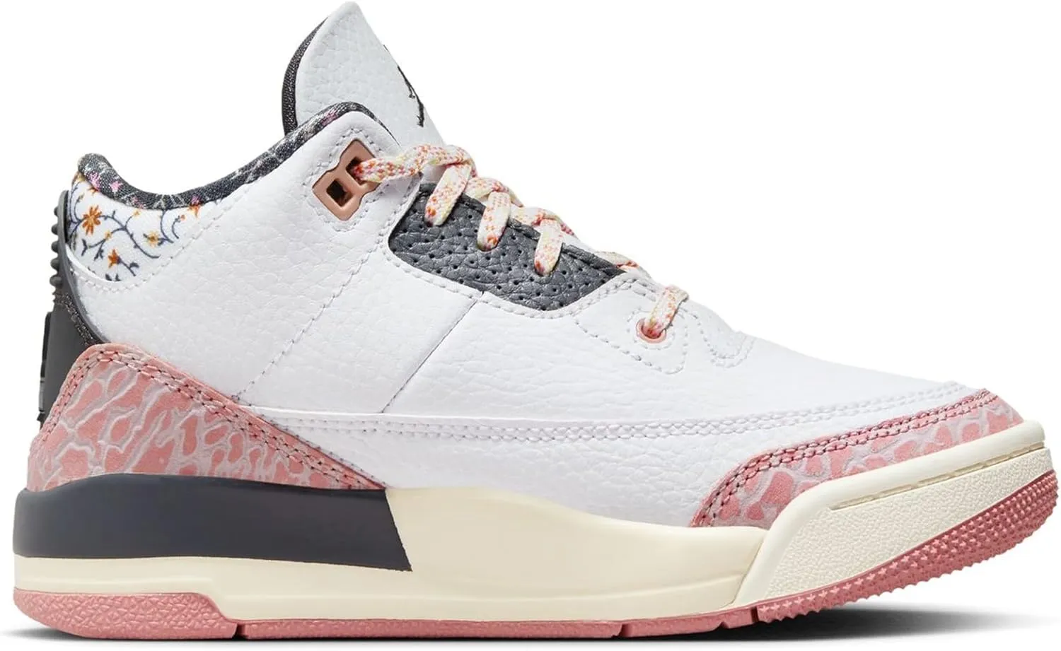 Little Kids Air Jordan 3 Retro PS 'Vintage Floral' - (FQ9174 100)
