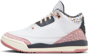 Little Kids Air Jordan 3 Retro PS 'Vintage Floral' - (FQ9174 100)