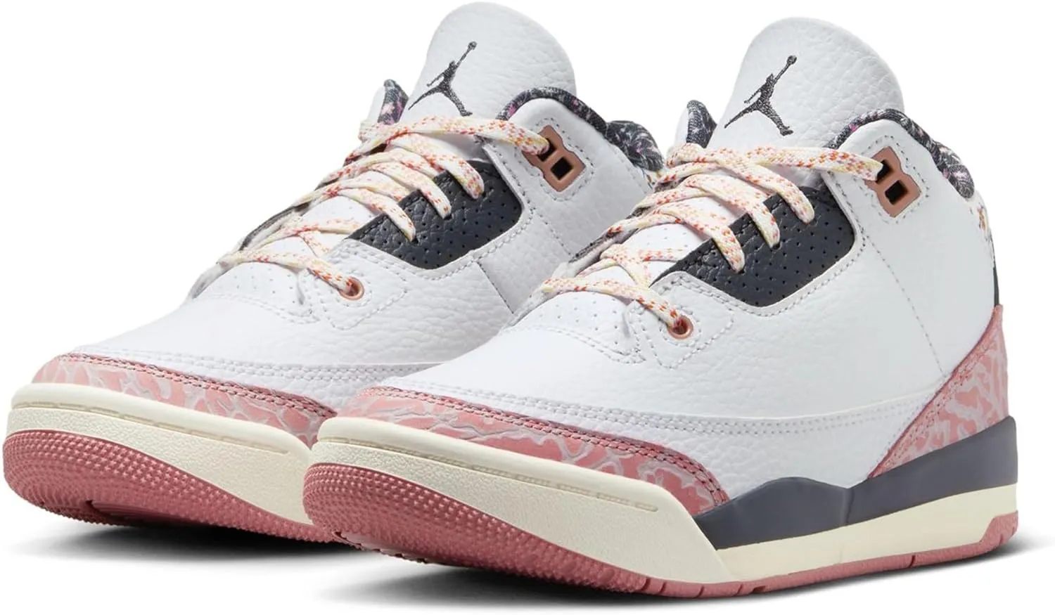 Little Kids Air Jordan 3 Retro PS 'Vintage Floral' - (FQ9174 100)