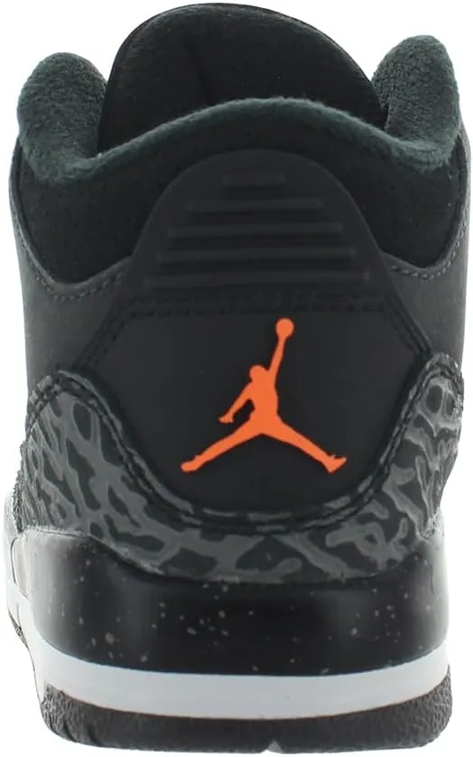 Little Kid's Jordan 3 Retro Fear 'Night Stadium/Total Orange' (DM0966 080) PS Pre School