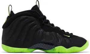 Little Posite One Grade School Basketball Shoes (Black/Volt) (HF0977-001, Black/Green)