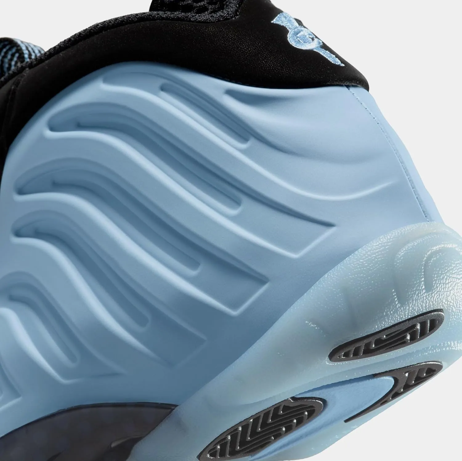 Little Posite One Grade School Basketball Shoes (Psychic Blue/Black) (HJ7654-400, Black/Blue)