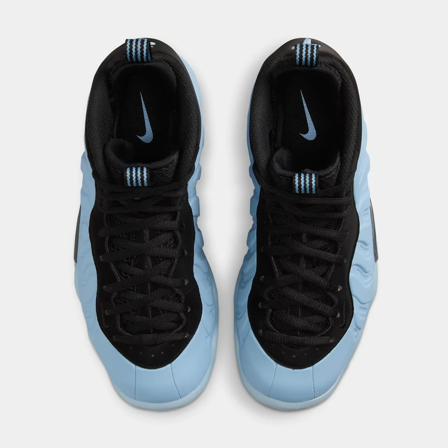 Little Posite One Grade School Basketball Shoes (Psychic Blue/Black) (HJ7654-400, Black/Blue)