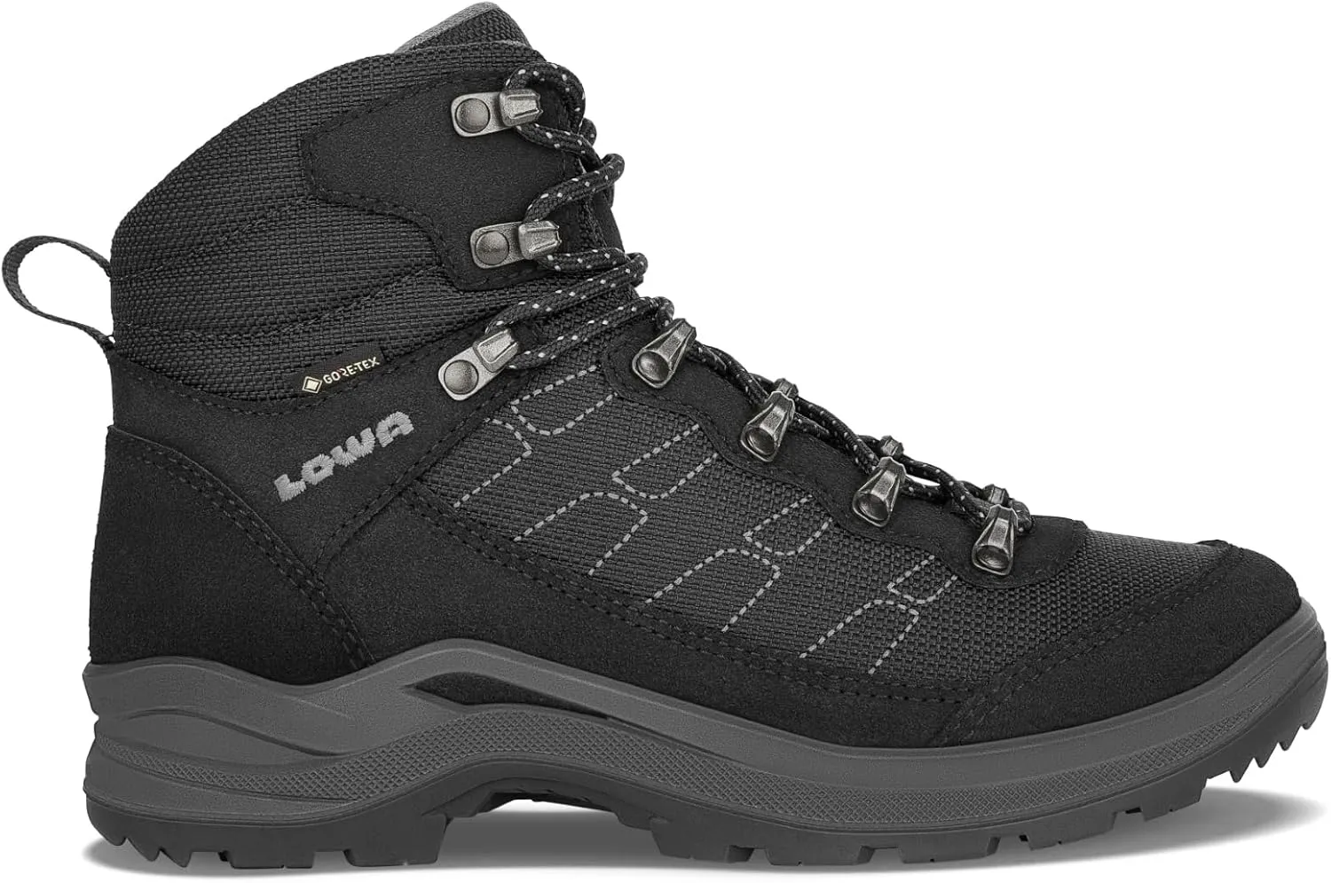 LOWA Taurus PRO GTX MID Ws Women's Hiking Boots Tracking Outdoor Goretex Blue, black, 7.5 US