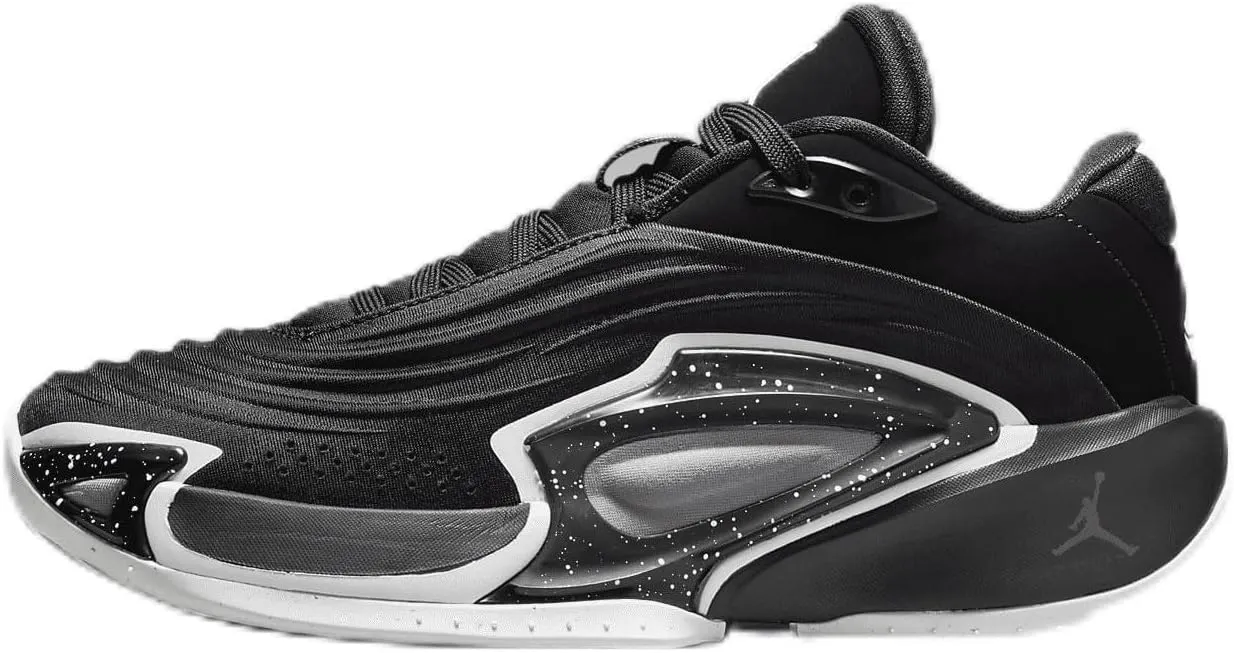 Luka 3 Big Kids' Basketball Shoes (FQ8185-001, Black/Smoke Grey/Smoke Grey/White) Size 6