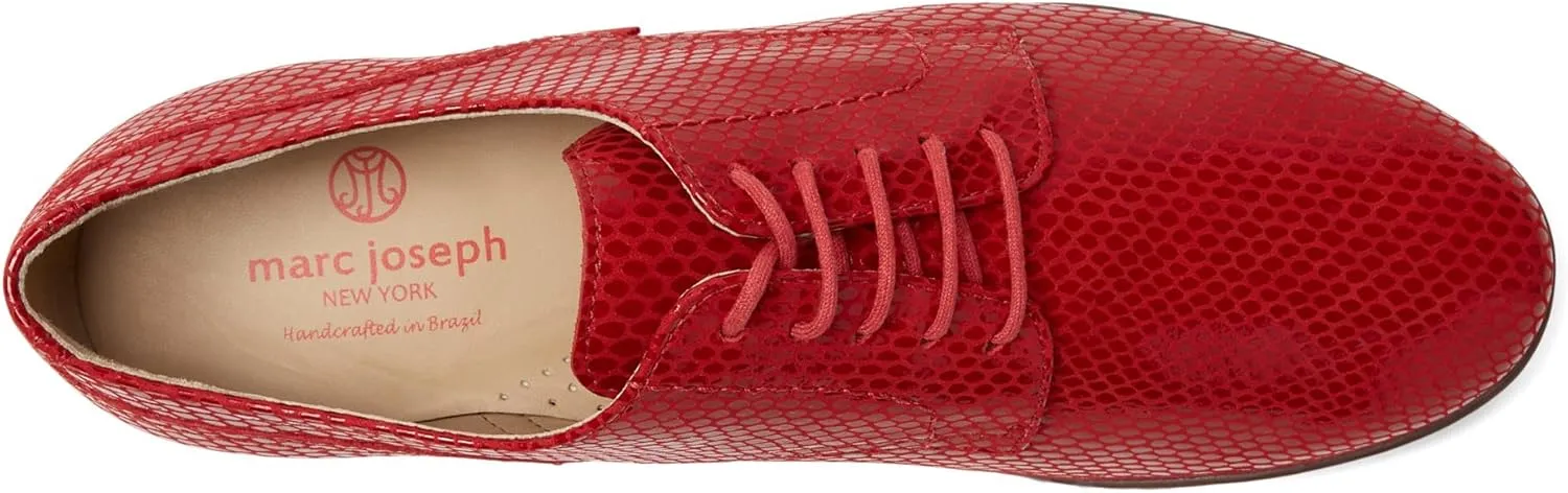 Marc Joseph New York Womens Golf Genuine Leather Made in Brazil Pacific Lace up Fashion Shoe Moccasin