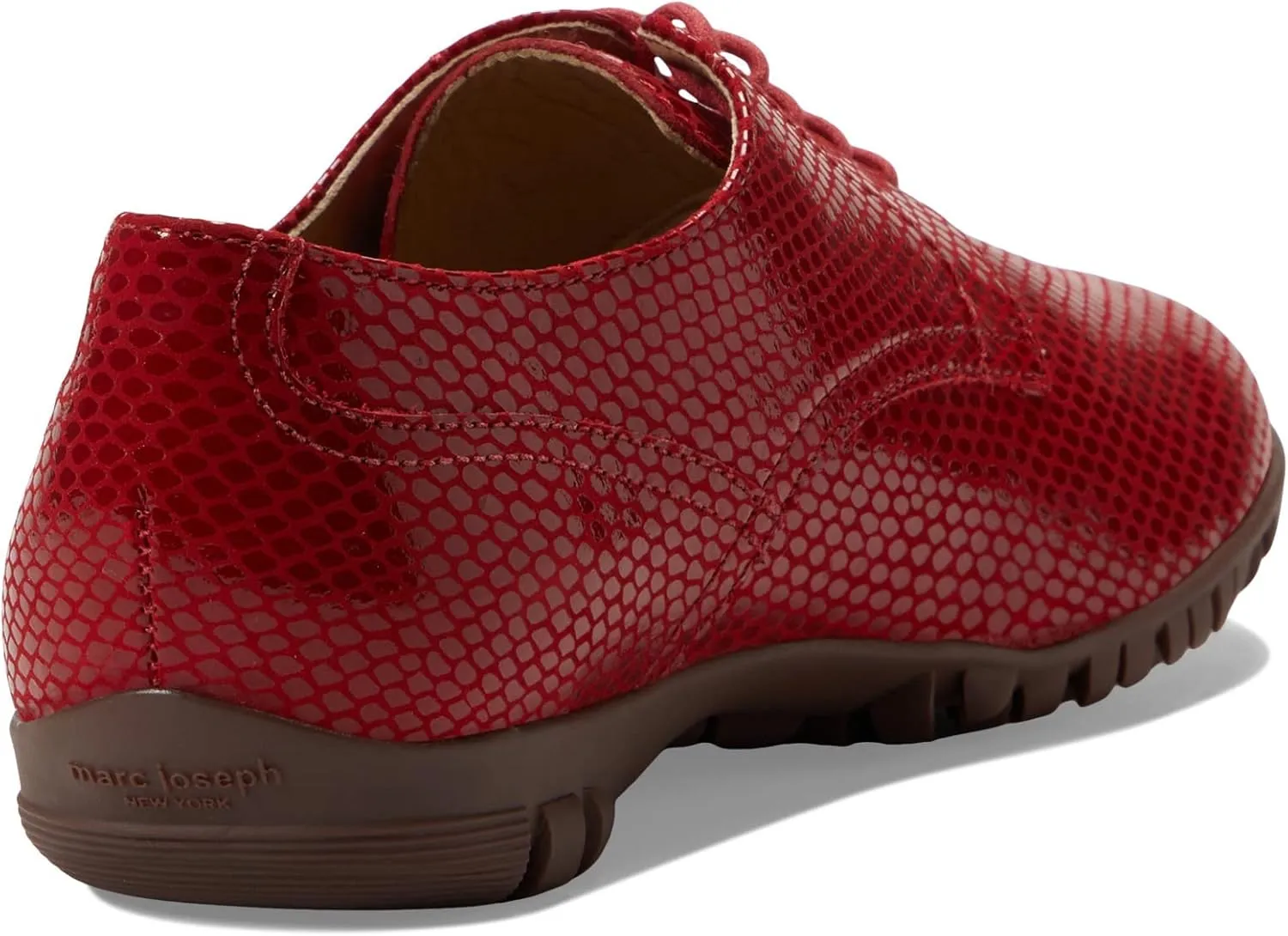 Marc Joseph New York Womens Golf Genuine Leather Made in Brazil Pacific Lace up Fashion Shoe Moccasin