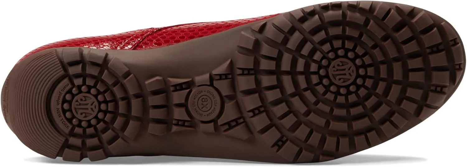 Marc Joseph New York Womens Golf Genuine Leather Made in Brazil Pacific Lace up Fashion Shoe Moccasin