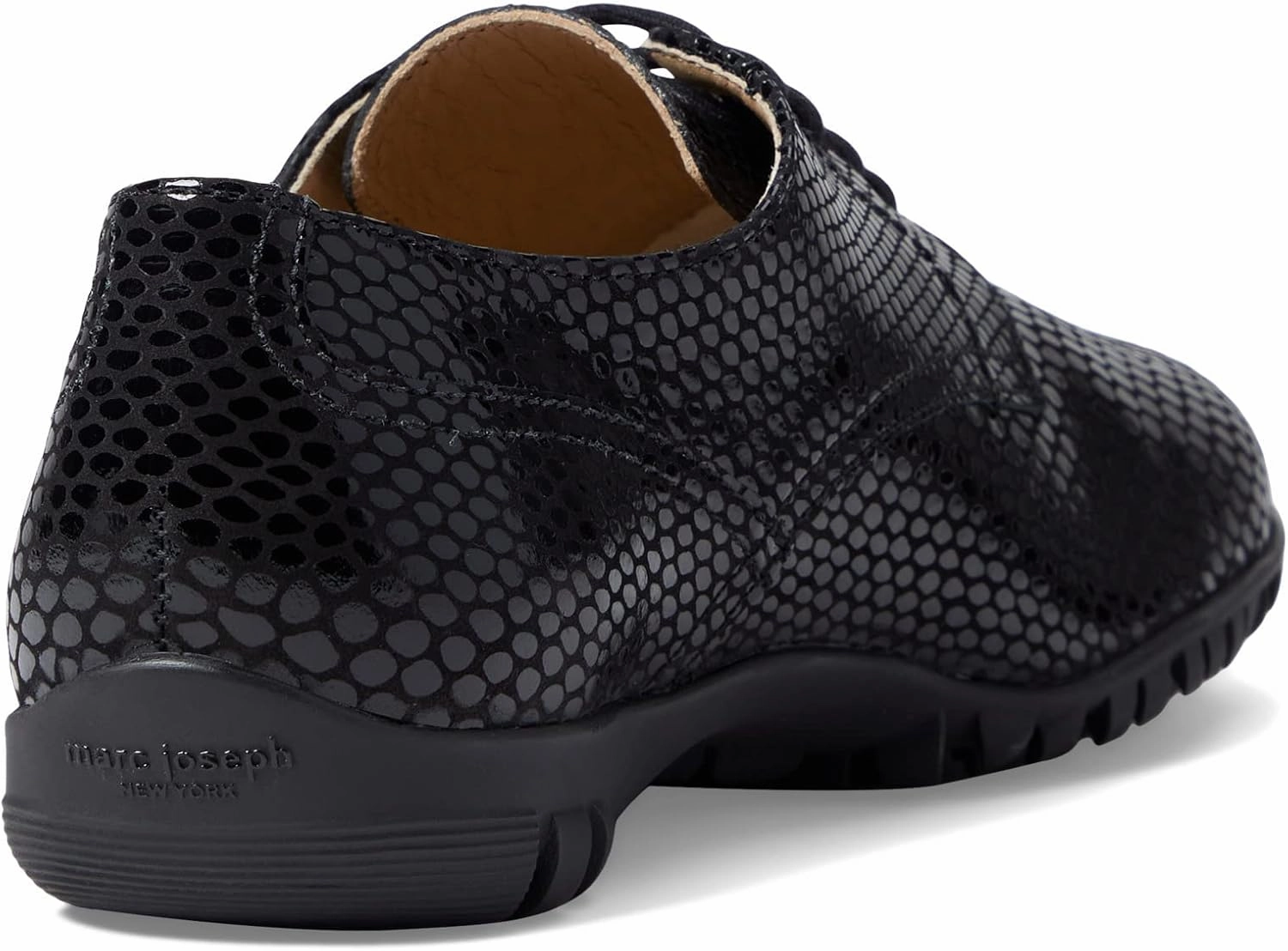 Marc Joseph New York Womens Golf Genuine Leather Made in Brazil Pacific Lace up Fashion Shoe Moccasin