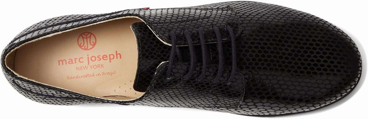 Marc Joseph New York Womens Golf Genuine Leather Made in Brazil Pacific Lace up Fashion Shoe Moccasin