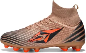 Men's and Women's high-top Lightweight Football Shoes, Lightweight Futsal Grass Training Shoes, Outdoor Rugby, Spiked