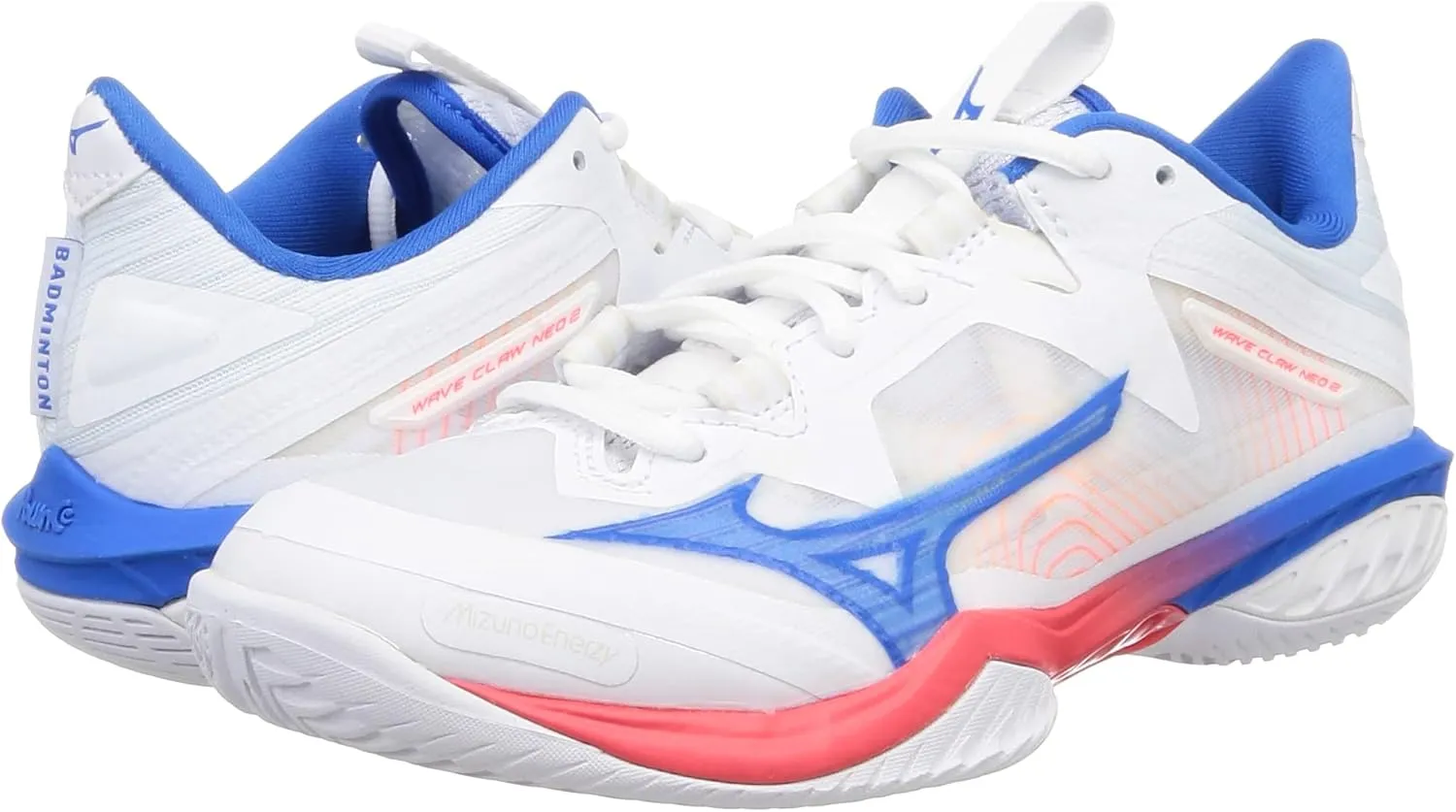 Mizuno Wave Claw NEO 2 Fit Badminton Shoes, Lightweight, Flexible, Resilient, All-Rounder