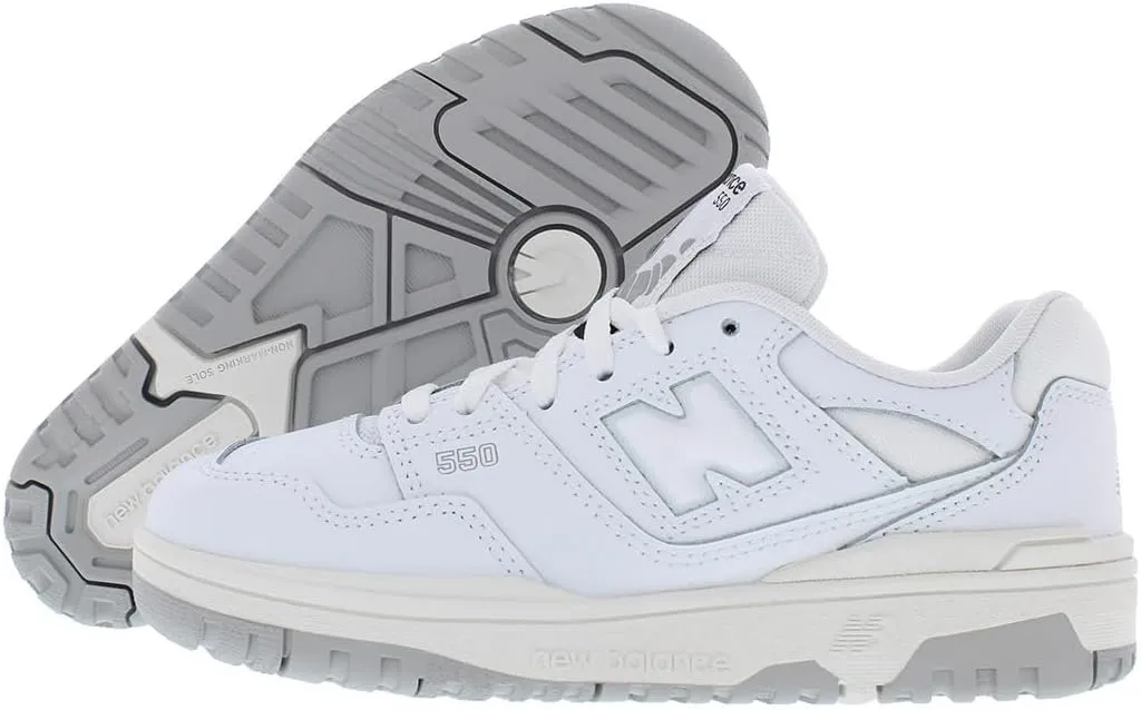 New Balance 550 PS Boys Shoes Size 11, Color: White