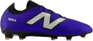New Balance Unisex Tekela Magia Low Laced Fg V4  Soccer Shoe, Infinity Blue/Metallic Silver/Black, 7.5 Wide US Men