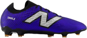 New Balance Unisex Tekela Magia Low Laced Fg V4  Soccer Shoe, Infinity Blue/Metallic Silver/Black, 8 Wide US Men
