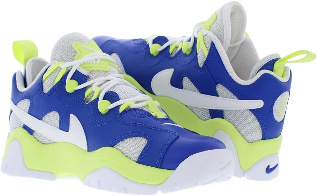 Nike Air Barrage Low Big Kids' Shoes (FN6972-480, Game Royal/Light Lemon Twist/Photon Dust/White)