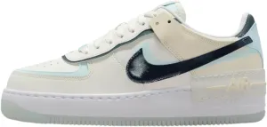 Nike Air Force 1 Shadow Women's Shoes (DZ1847-107, Sail/Glacier Blue/Coconut Milk/Armory Navy) Size 5