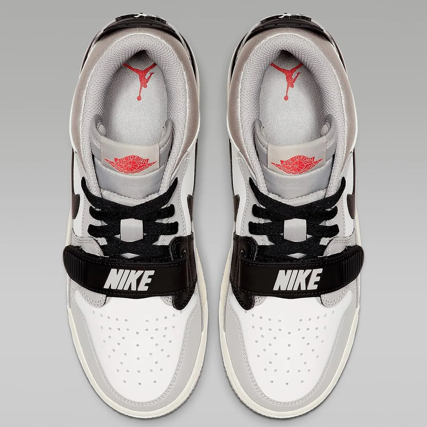 Nike Air Jordan Legacy 312 Low Big Kids' Shoes (CD9054-101, Summit White/Fire Red-Tech Grey-Black)