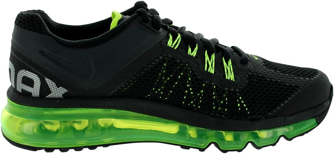 Nike Air Max 2013 Big Kids' Shoes (555426-100, White/Metallic Silver)