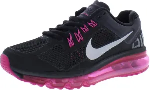 Nike Air Max 2013 GS Girls Shoes Size 7, Color: Black/Pink