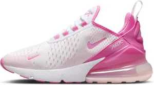 Nike Air Max 270 Big Kids' Shoes (943345-028, Light Smoke Grey/Dark Obsidian/Phantom/Bright Crimson)
