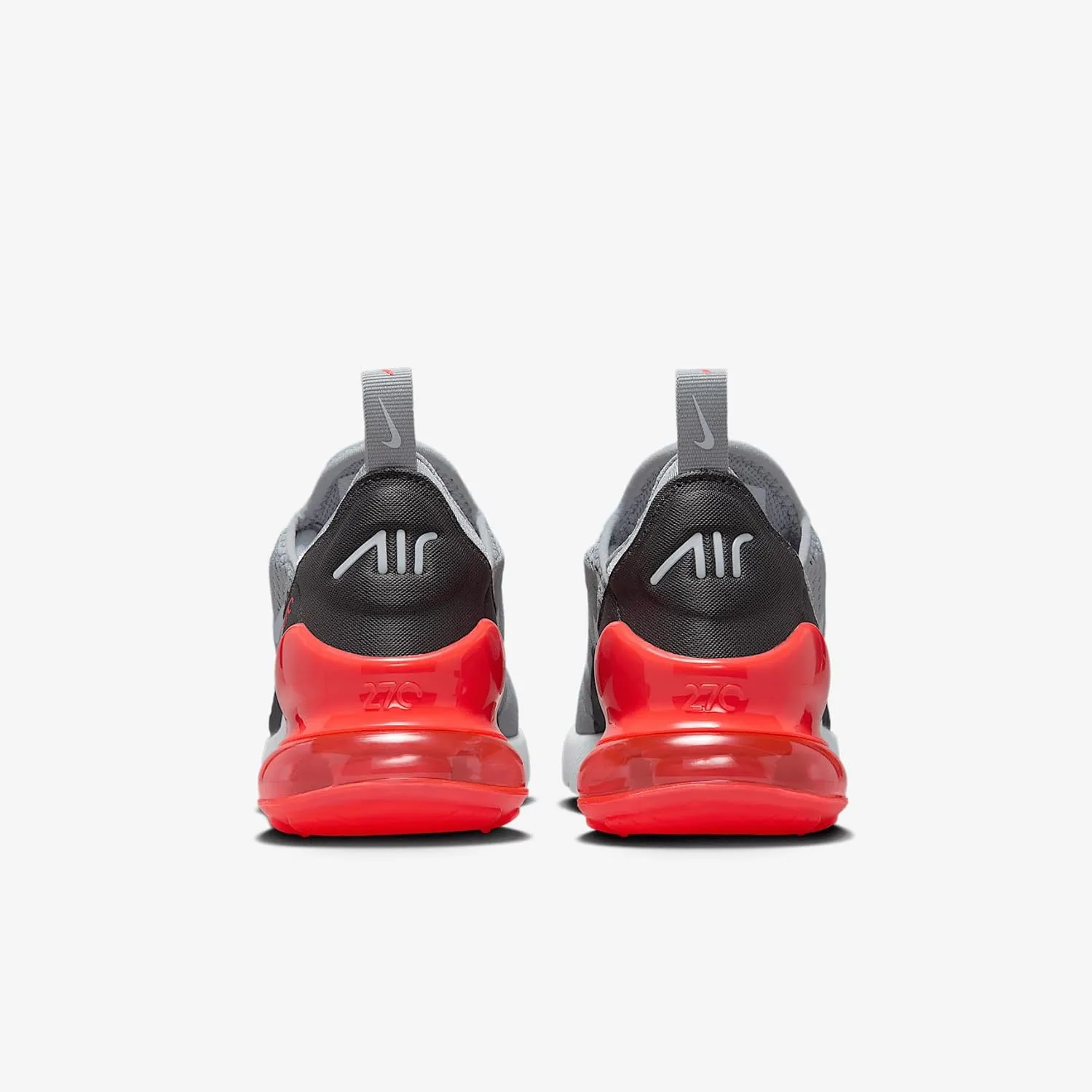 Nike Air Max 270 Big Kids' Shoes (943345-039, Wolf Grey/Anthracite/Bright Crimson/White)