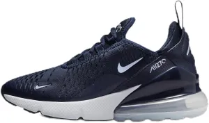 Nike Air Max 270 Big Kids' Shoes (943345-407, Obsidian/White/White/Cobalt Bliss) Size 4.5