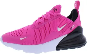 Nike Air Max 270 Big Kids' Shoes (943345-602,Laser Fuchsia/Summit White-Black-White) Size 4.5