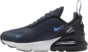 Nike Air Max 270 Little Kids' Shoe (AO2372-408, Thunder Blue/Black/White/Royal Pulse) Size 13