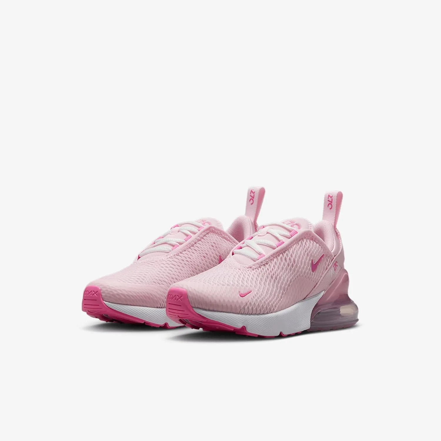 Nike Air Max 270 Little Kids' Shoes (IB4436-663, Pink Foam/Summit White/Platinum Violet/Playful Pink)