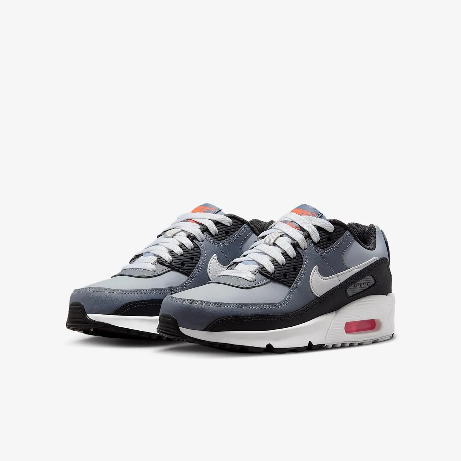 Nike Air Max 90 Big Kids' Shoes (HF6358-007, Wolf Grey/Cool Grey/Anthracite/White)