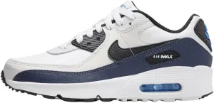 Nike Air Max 90 LTR Big Kids Shoes (CD6864-404, Thunder Blue/Phantom/Football Grey/Black) Size 5.5