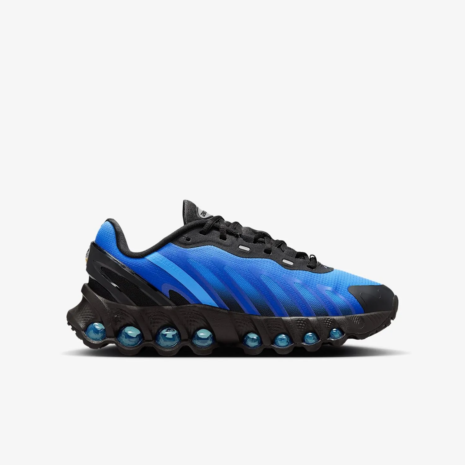 Nike Air Max Dn8 Big Kids' Shoes (HF7310-003, Black/Hyper Royal/University Blue/Black)