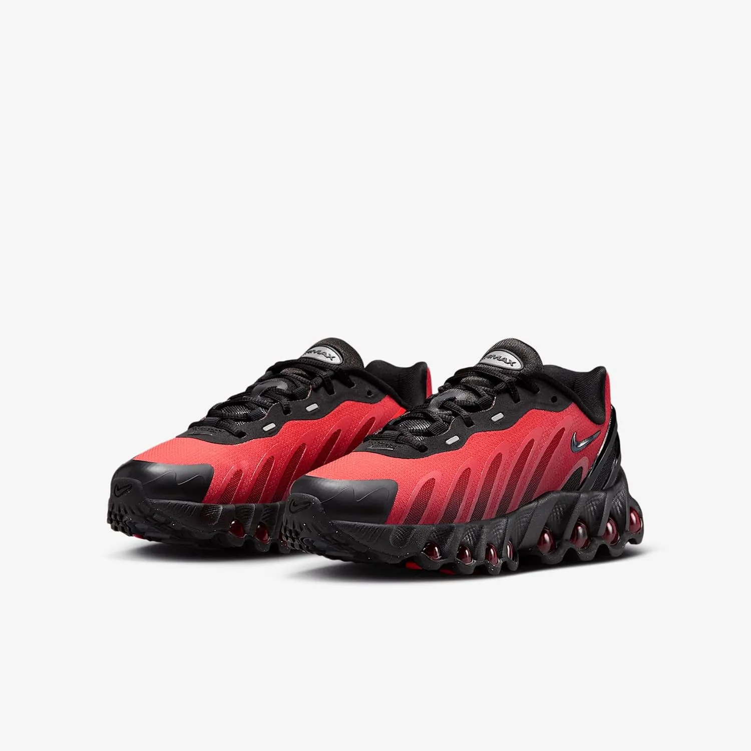 Nike Air Max Dn8 Big Kids' Shoes (HF7310-004, Black/University Red/Bright Crimson/Black)