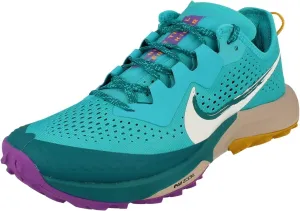 Nike Air Zoom Terra Kiger 7 Mens Running Trainers CW6062 Sneakers Shoes (UK 6.5 US 7.5 EU 40.5, Turquoise Blue White 400)