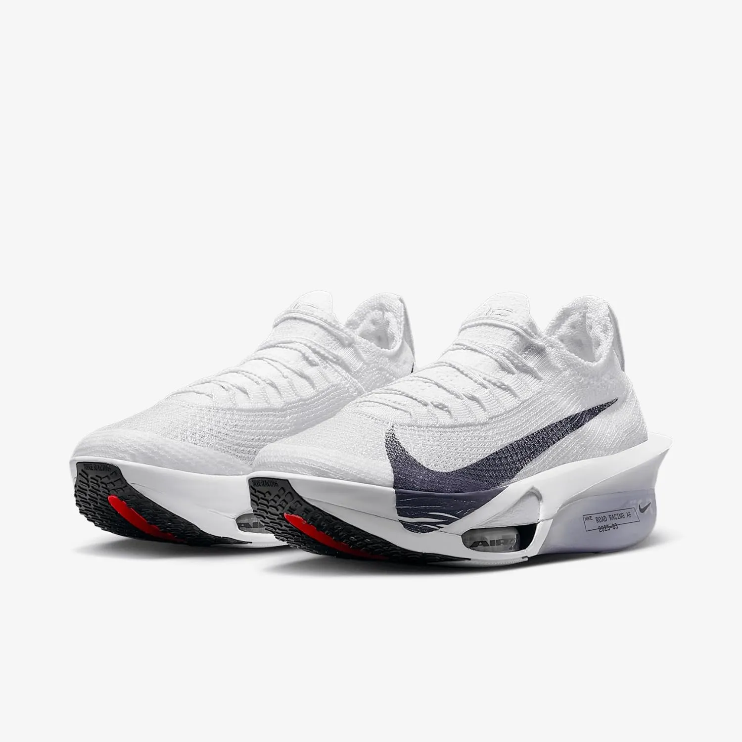 Nike Alphafly 3 Women's Road Racing Shoes (FD8315-102, White/Pure Platinum/Obsidian Mist/Gridiron)