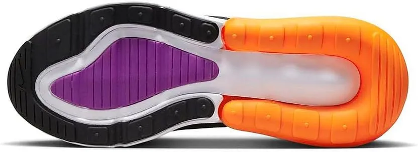 Nike Big Kid's Air Max 270 White/Vivid Purple-Black (FD0299 100)
