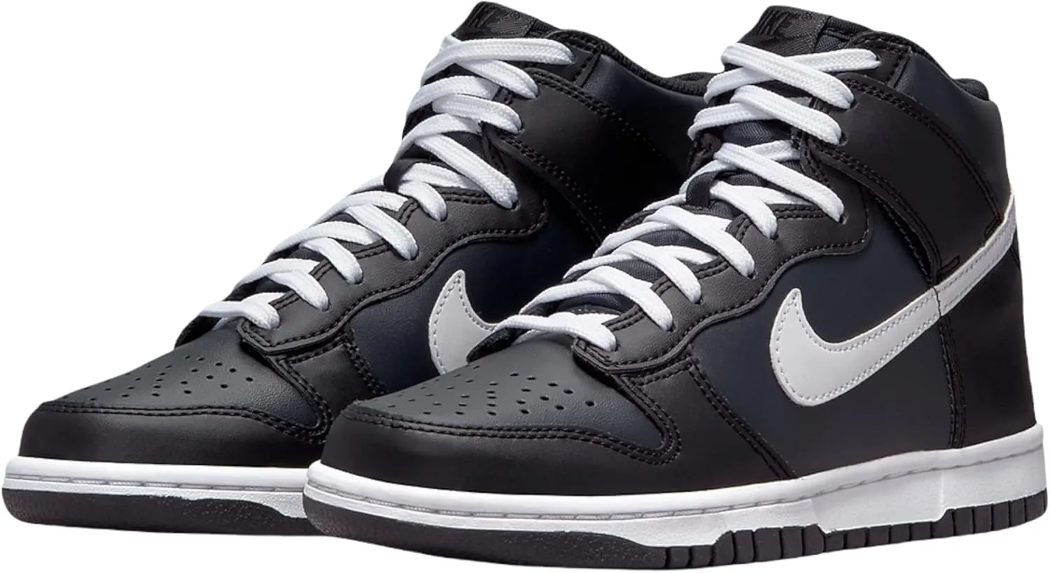 Nike Big Kid's Dunk Hi White/Midnight Navy (DH9751 100)