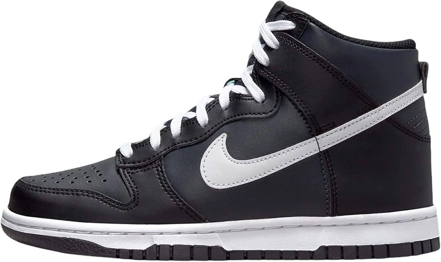 Nike Big Kid's Dunk Hi White/Midnight Navy (DH9751 100)