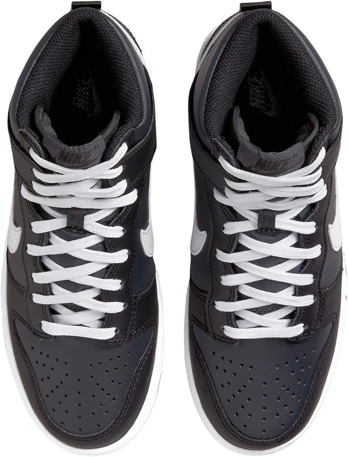 Nike Big Kid's Dunk Hi White/Midnight Navy (DH9751 100)