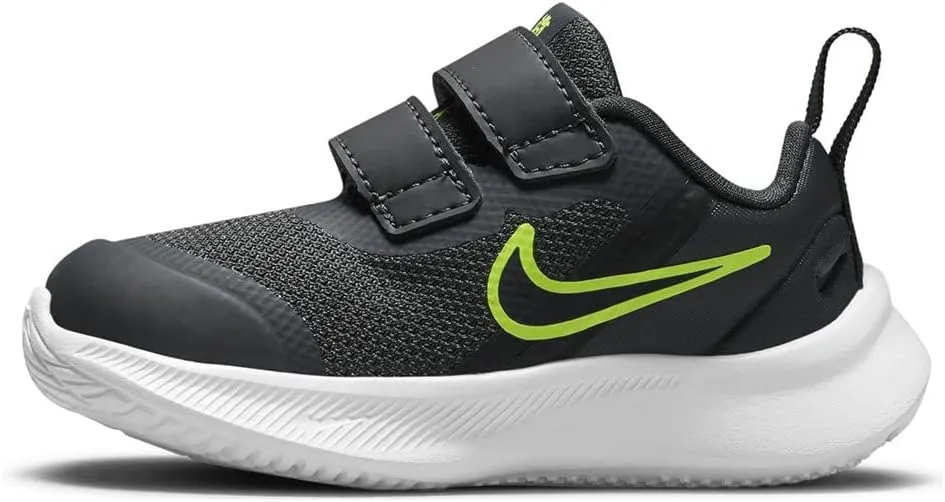 Nike Big Kid's Star Runner 3 Black/Black-Dk Smoke Grey (DA2776 001)