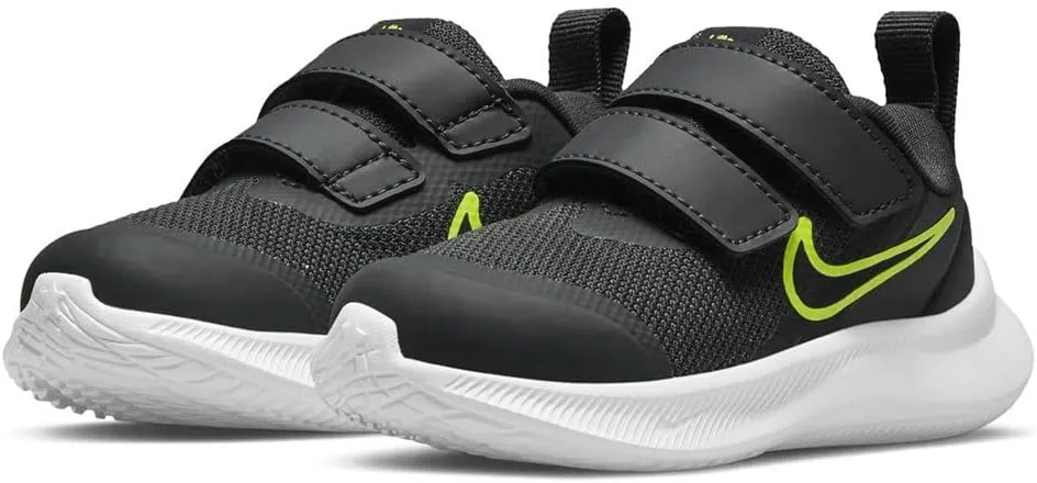 Nike Big Kid's Star Runner 3 Black/Black-Dk Smoke Grey (DA2776 001)