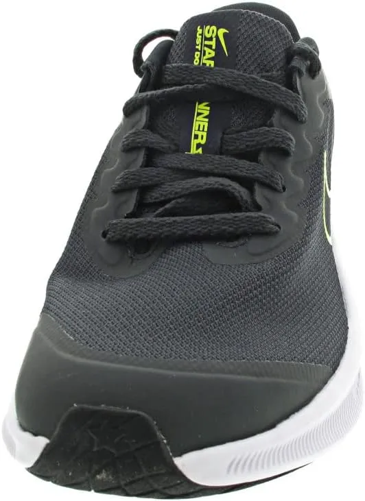 Nike Big Kid's Star Runner 3 Black/Black-Dk Smoke Grey (DA2776 001)
