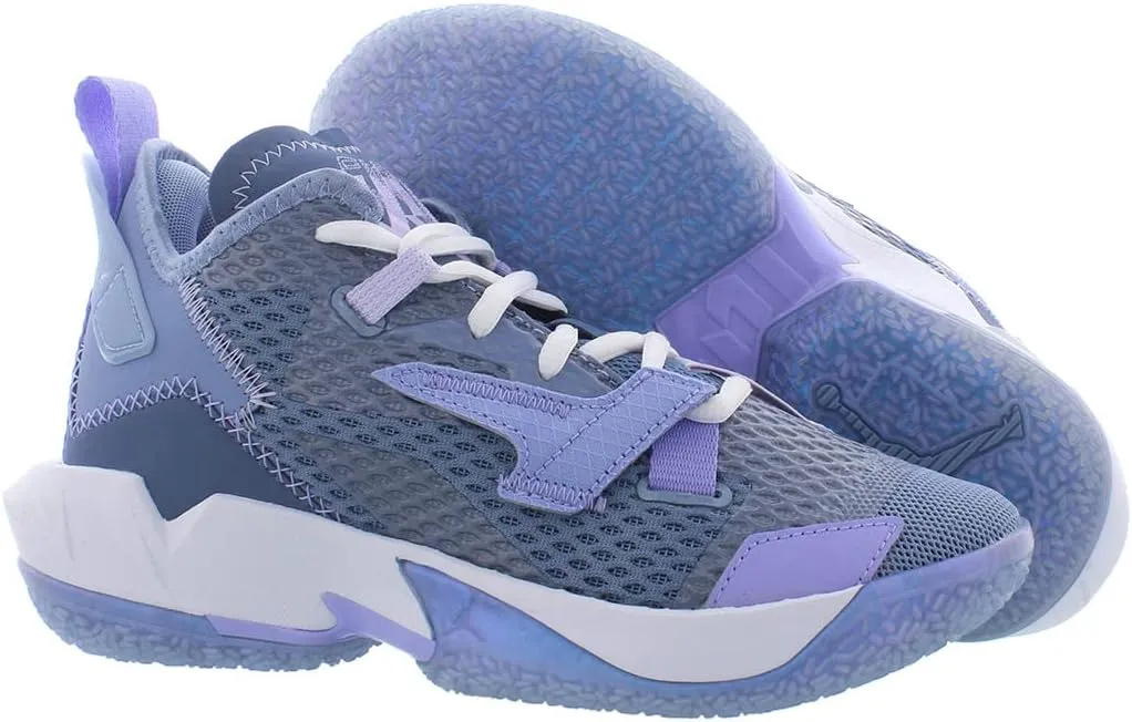 Nike Boys' Grade School Jordan Why Not Zer0.4,Indigo Fog/Purple Pulse