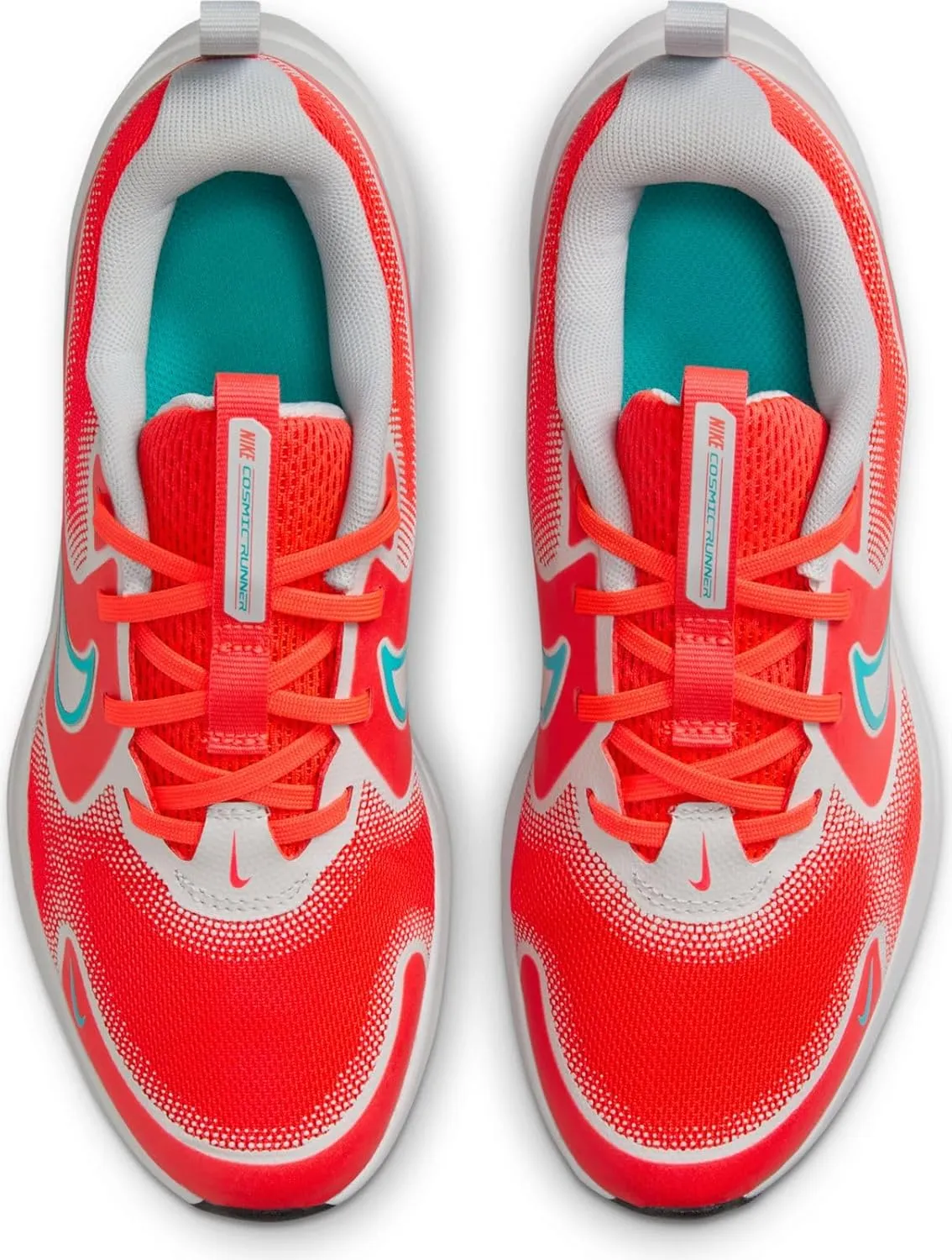 Nike Cosmic Runner Big Kids' Road Running Shoes (HM4402-600, Bright Crimson/Pure Platinum/Black/Dusty Cactus)