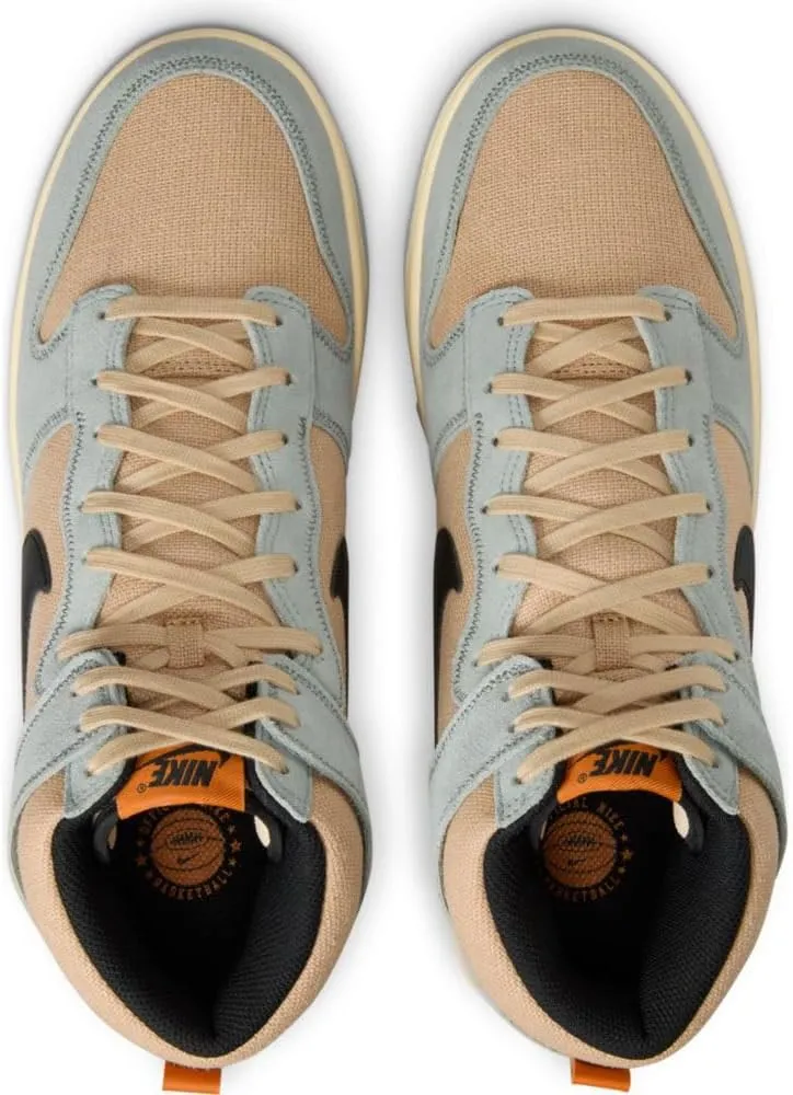 Nike Dunk High Retro SE Hemp Hoops Mens (FJ4191-200, Grain/Light Pumice/Pale Vanilla/Black)