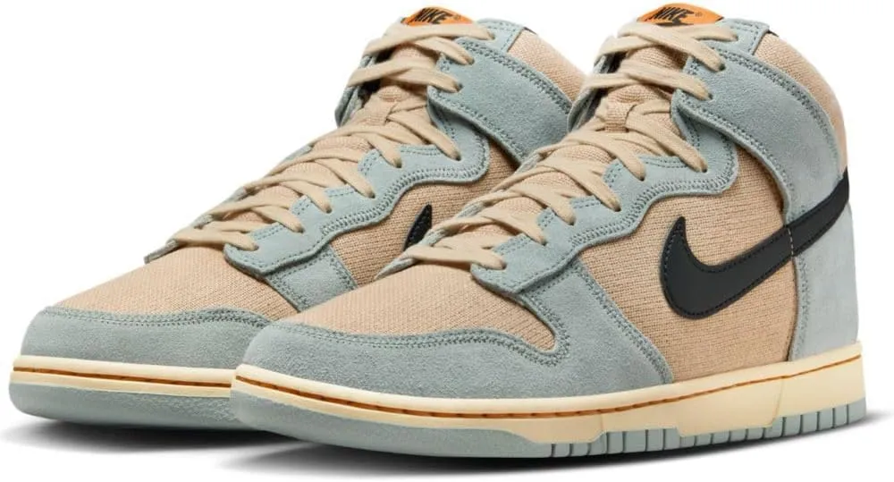 Nike Dunk High Retro SE Hemp Hoops Mens (FJ4191-200, Grain/Light Pumice/Pale Vanilla/Black)